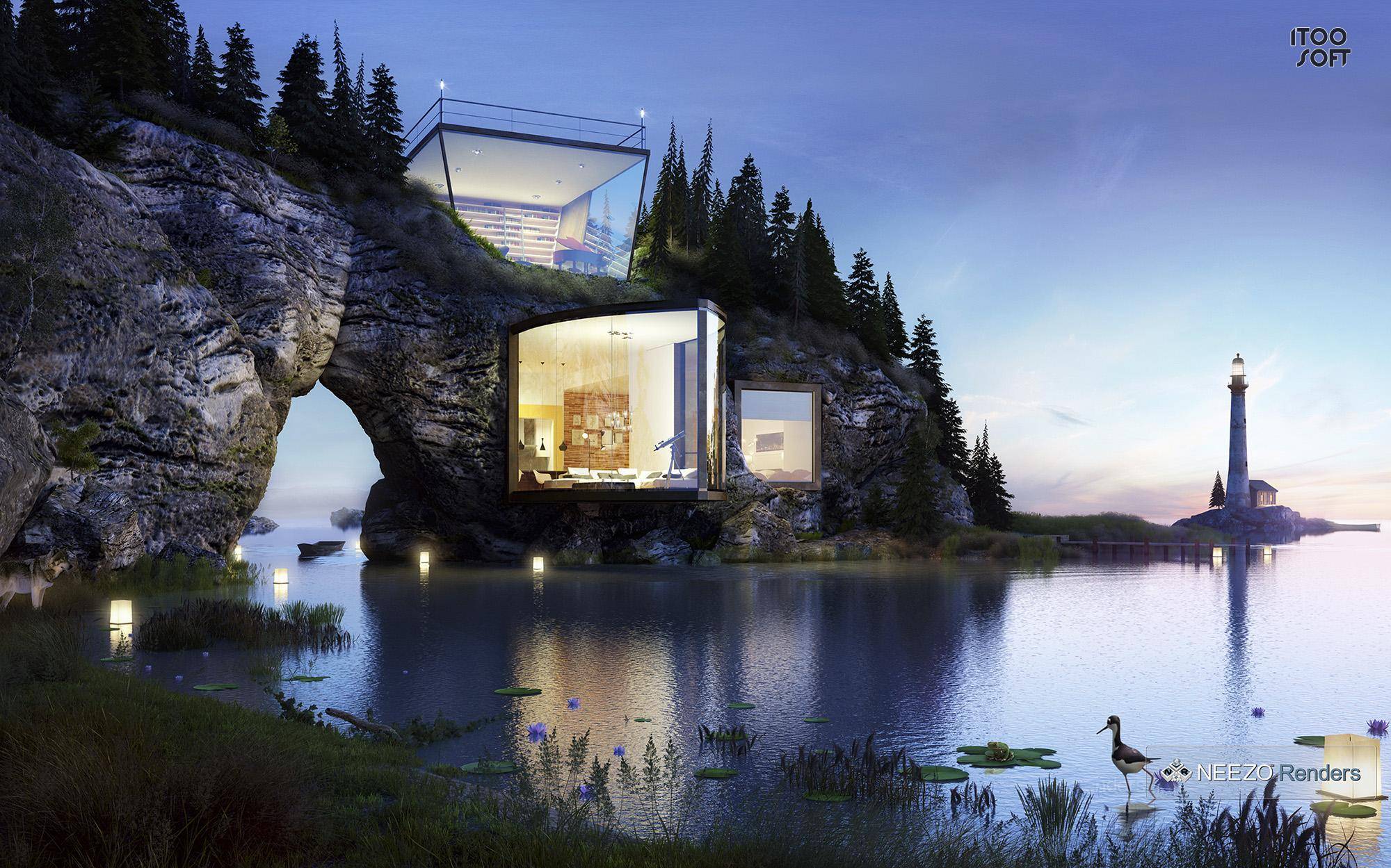 Gallery Cliff House By Neezo Renders gallery-cliff-house-by-neezo-renders