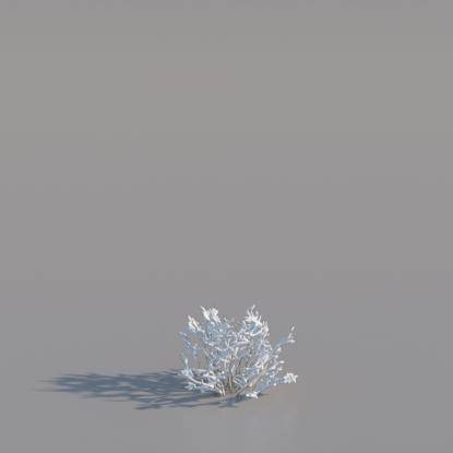 Snowy Generic Bush V4