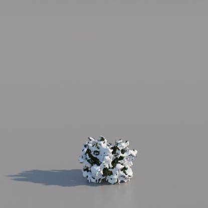 Snowy Pine Bush V1