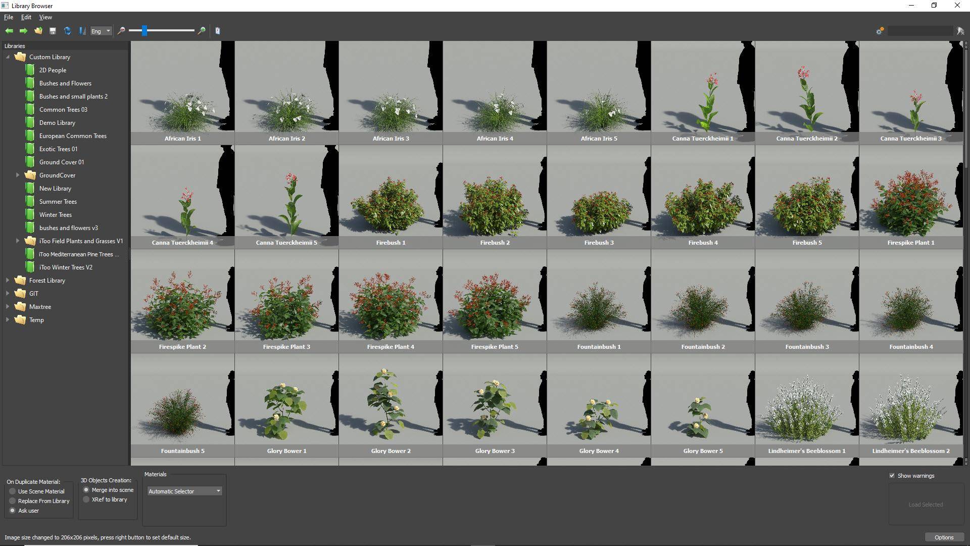 Purchase the Bushes and Flowers Volume 4 The3dGarden 3d asset library ...