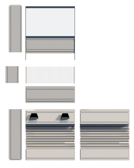 Create a curtain wall building-Components.png