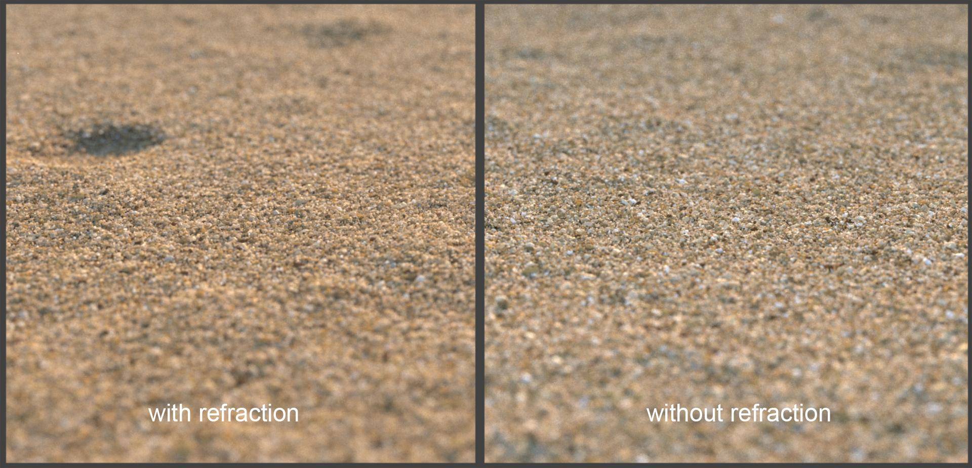 Creating detailed sand with Forest Pack-sand_refraction_compare.jpg