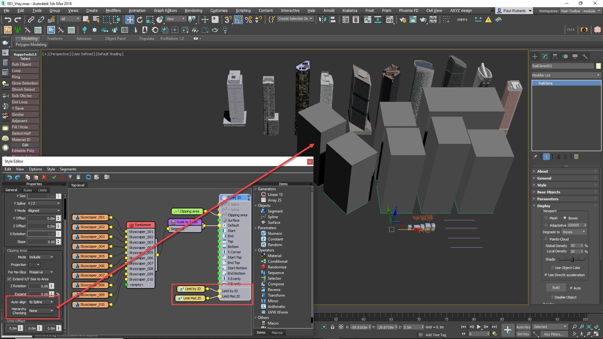 Tutorial Creating Cityscapes With Railclone In 3ds Max Tutorial Creating Cityscapes With Railclone In 3ds Max