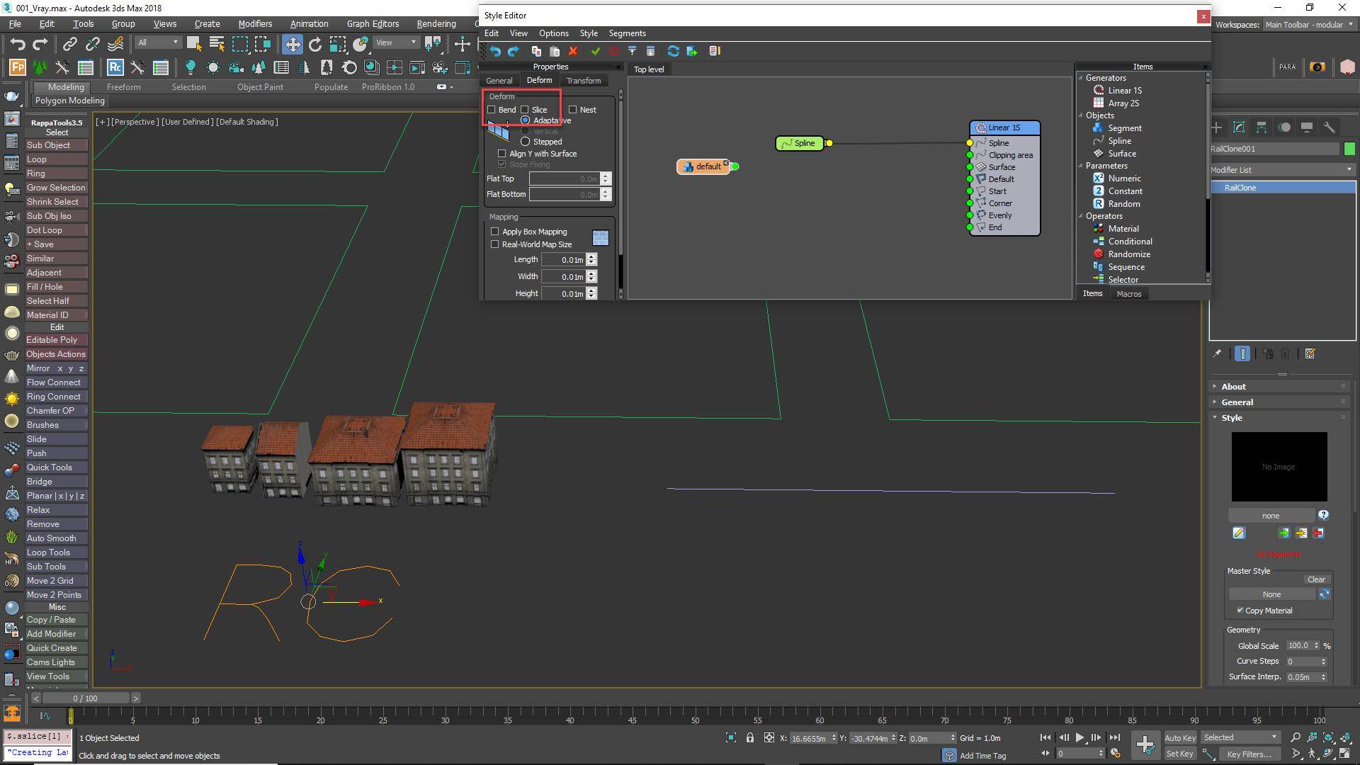 Tutorial - Creating Cityscapes with RailClone in 3ds Max
